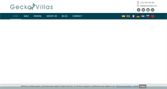 Desktop Screenshot of geckovillas.com